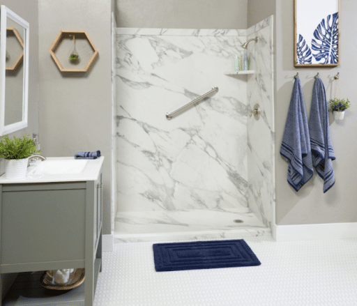 A remodeled bathroom in SLC.